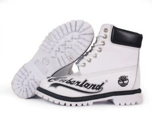 Timberland Custom 6 Inch Botas para hombre Blanco Negro Outlet Reino Unido