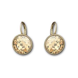 Sheena Crystal Golden Shadow Pierced Earrings